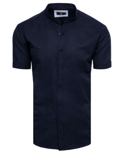 Férfi rövid ujjú ing OVEA sötétkék