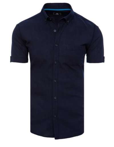 Férfi rövid ujjú póló ZDENA tengerészkék