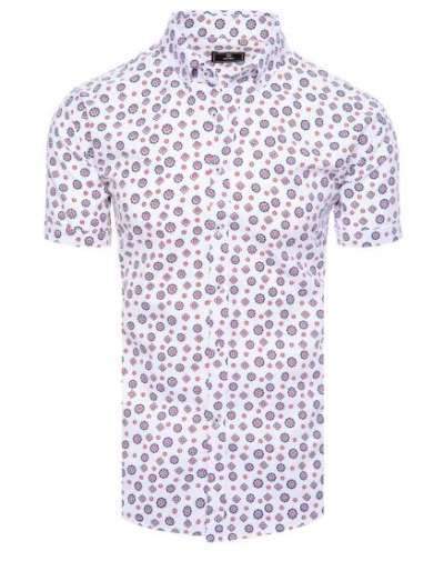 Férfi rövid ujjú póló VACA fehér