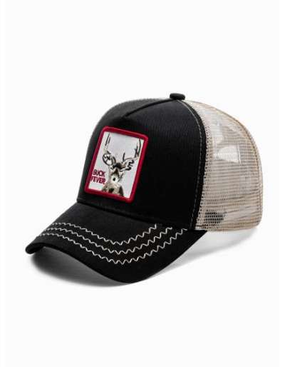 H152 fekete férfi sapka