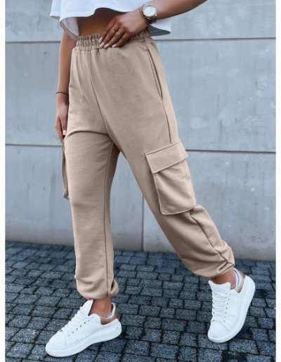 Női melegítőnadrág BAGGY bézs