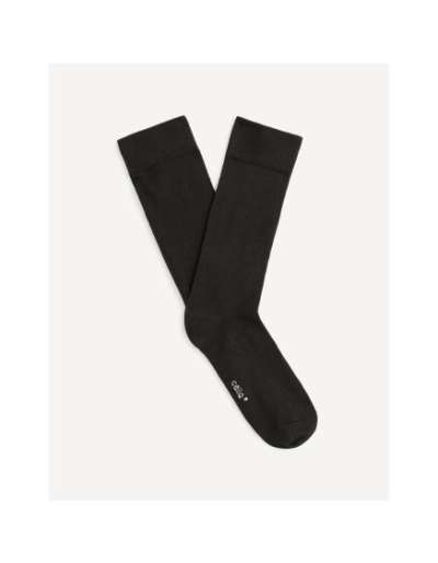 Milo magas zokni Supima® pamutból Fekete O