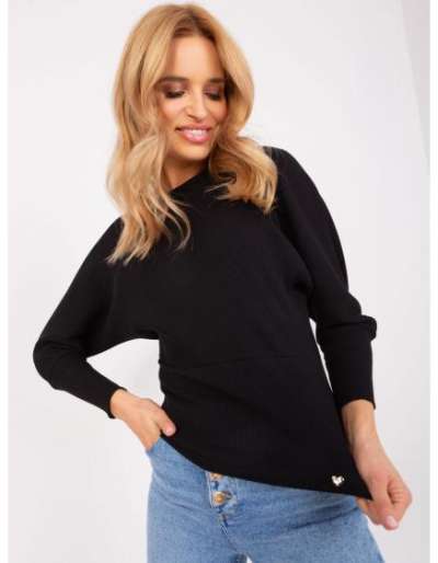 Női blúz BASIC FEEL GOOD fekete
