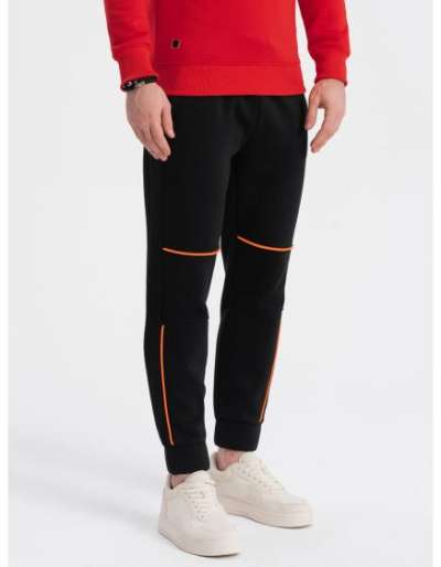 Férfi tréningnadrág V1 OM-PASK-0145 fekete