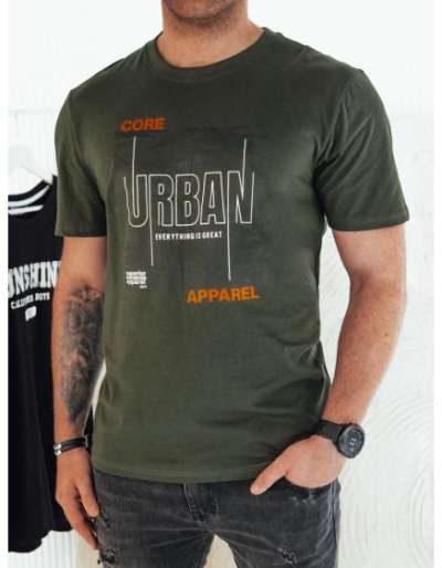 Férfi póló ETA nyomtatással, zöld színű