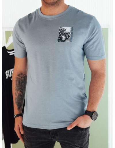 TEA kék férfi póló TEA kék