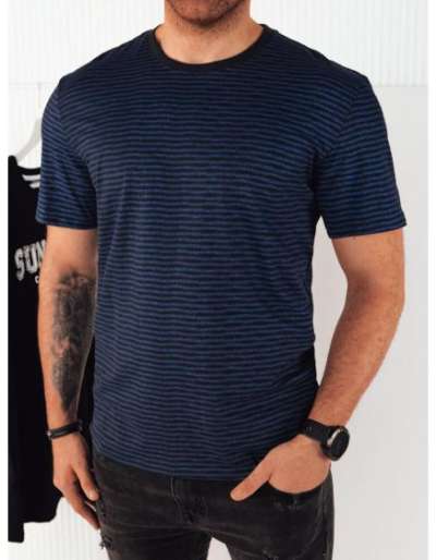 Férfi nyomtatott póló MORA sötétkék