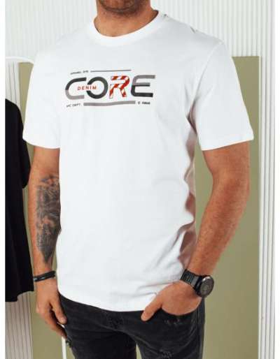 LOPA fehérrel nyomtatott férfi póló