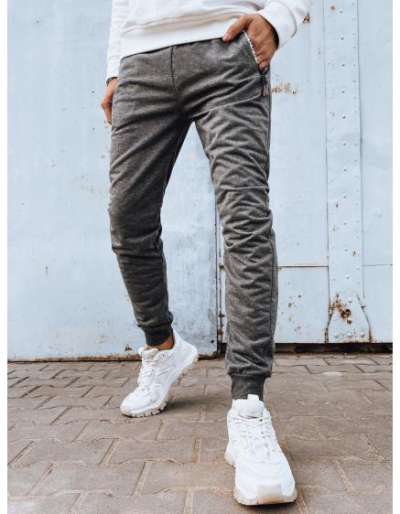 Férfi melegítőnadrág LIVAS világosszürke