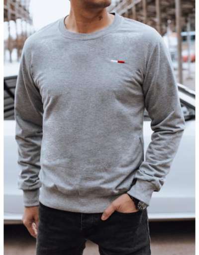 Férfi kapucnis pulóver MORA szürke