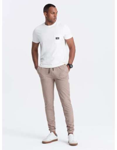 Férfi V2 OM-PASK-0211 melegítőnadrág kávé