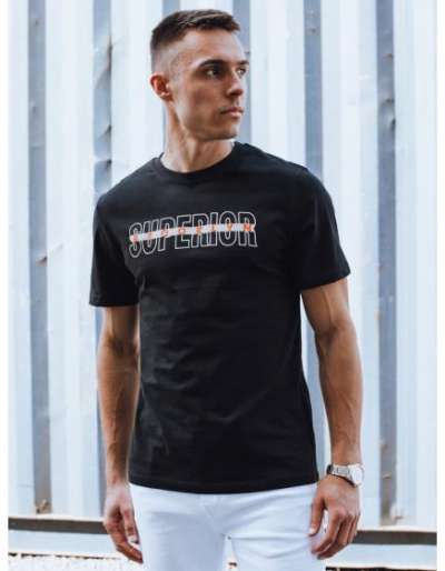 Férfi póló SONA nyomtatással fekete