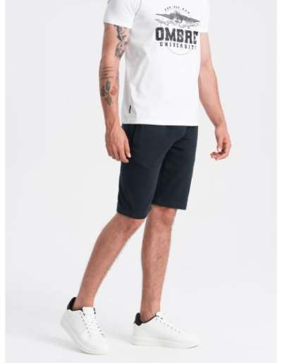 Férfi pamut tréningnadrág BASIC fekete