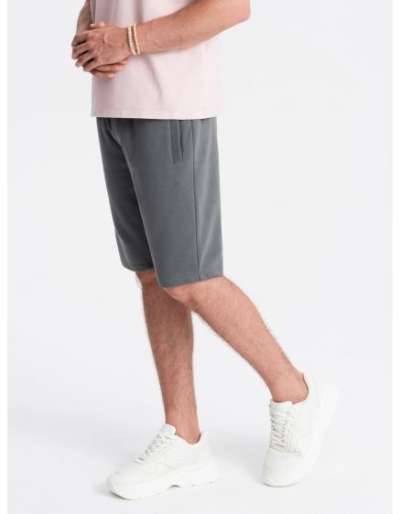 Férfi pamut tréningnadrág BASIC grafit