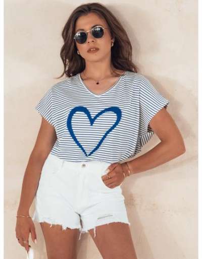 Női farmer rövidnadrág VERONA fehér