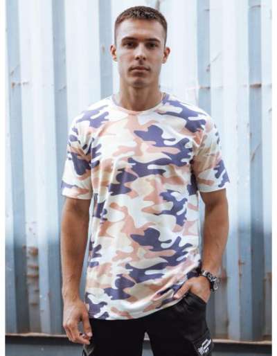 Férfi póló LIVA bézs moro