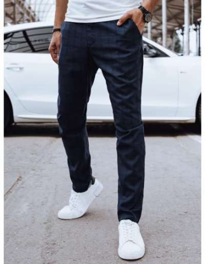 Férfi szabadidős nadrág VIRAL sötétkék