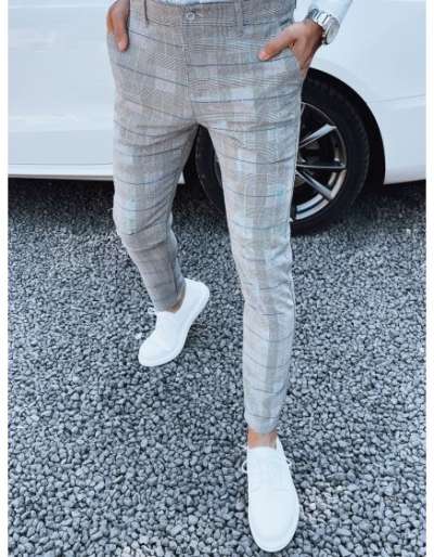 Férfi nadrág RETA világosszürke