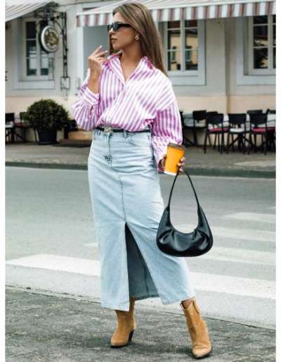 Farmer szoknya VIRTON kék