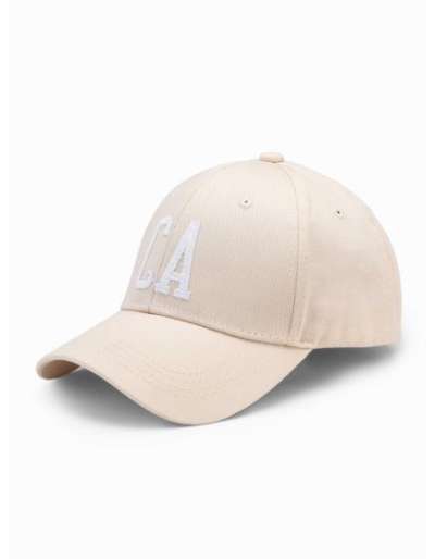 H173 bézs férfi baseball sapka