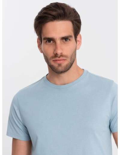 Férfi pamut póló Classic BASIC kék