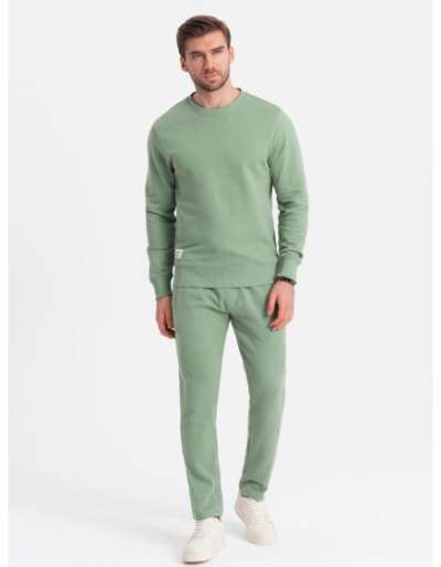 Férfi melegítőnadrág + melegítőfelső zöld V3 Z78