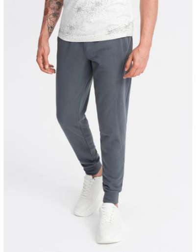 Férfi pamut jogger BASIC jogger grafit