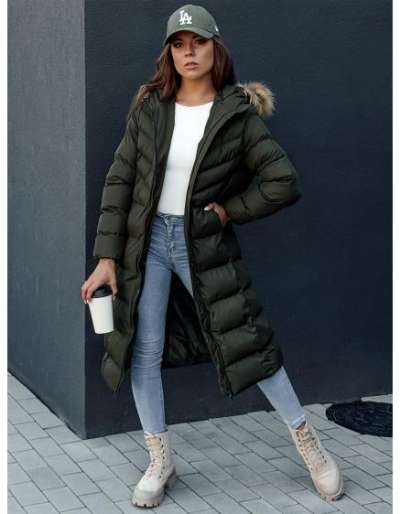 Női télikabát LUXWARM zöld