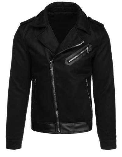 Férfi télikabát ramones fekete