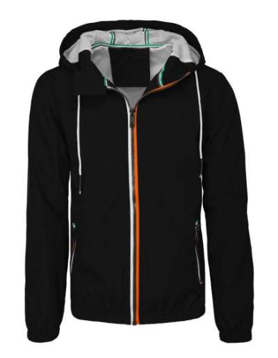 Férfi átmeneti kabát fekete