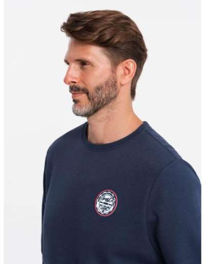 Férfi melegítőfelső foltos sötétkékkel