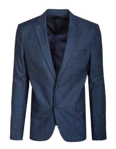 Férfi egyberészes blézer indigó színben