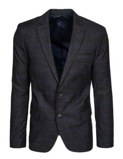 Férfi egyberészes szürke blézer