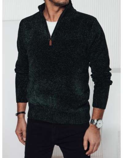 Férfi zöld pulóver