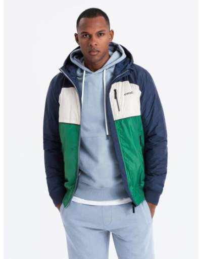 Férfi kapucnis sportdzseki C447 - V8