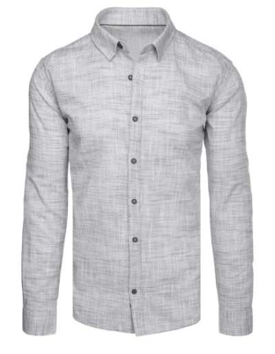 Szürke casual férfi ing