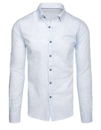 Kék casual férfi ing