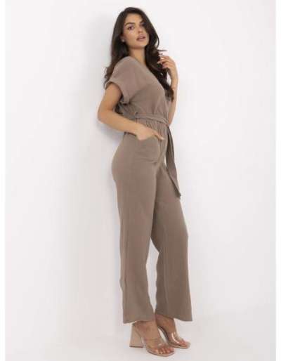 Barna muszlin overall övvel