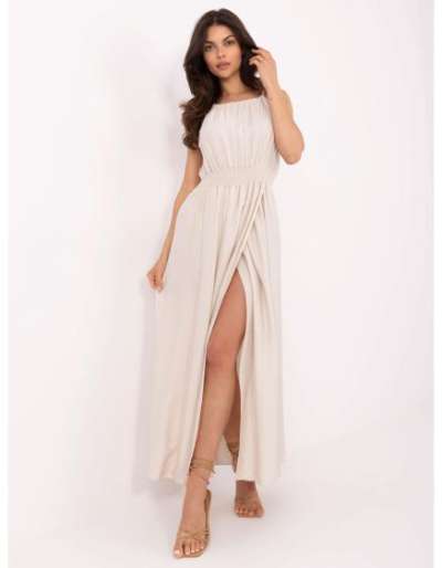 Bézs színű nyári ruha borítékolható aljjal