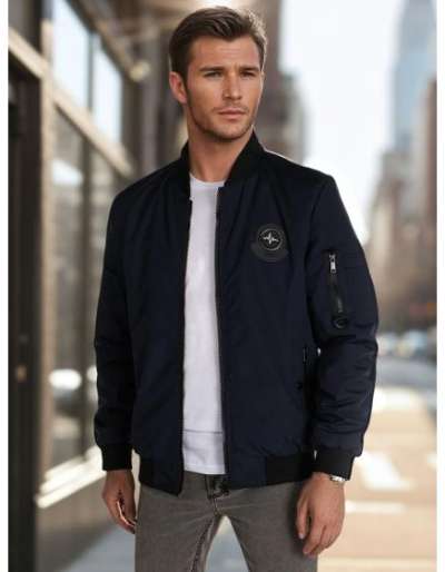 Férfi átmeneti bomberdzseki kék