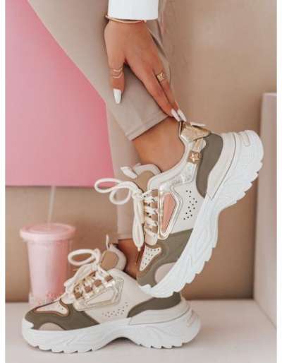 CELESTIC női platform cipő, zöld