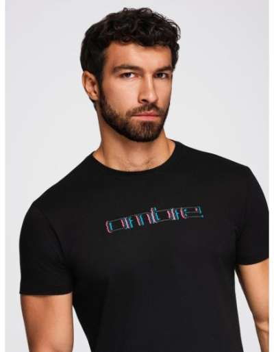 Férfi hosszú ujjú, galléros póló – bordó V6 OM-LSCL-0130