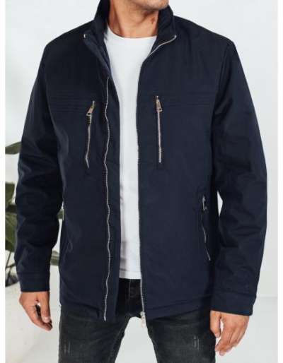 Férfi átmeneti kabát, sötétkék