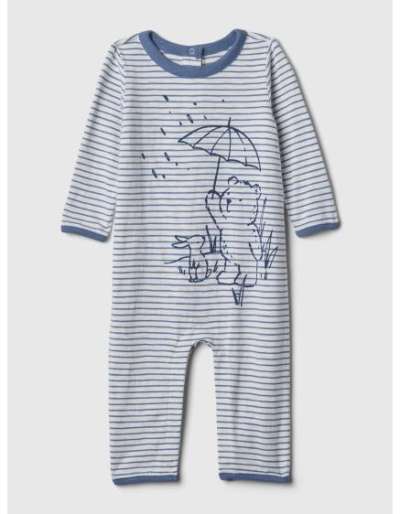 Baba csíkos kezeslábas