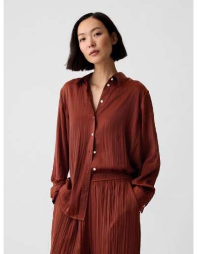 Boyfriend szatén ing