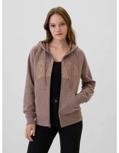 Cipzáras pulóver logóval