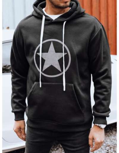 Férfi pulóver, fekete