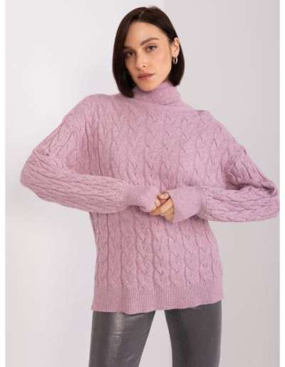 Bézs női pulóver medve applikációval