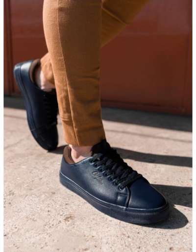 Férfi cipő – sötétkék T333