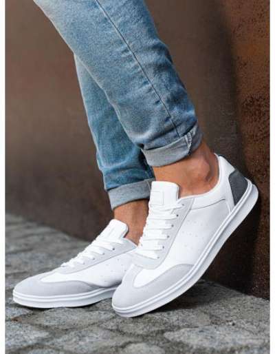 Férfi szabadidőcipők OLDSCHOOL – fehér V3 OM-FOCS-0104